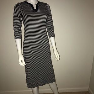 Sold One Clothing Black & White Striped Dress